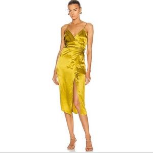 ✨ alexanderwang.t 100% Silk Camisole Midi Dress NWT